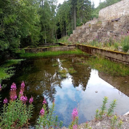 Beaumont Mine, Tunnel Entrances And Channel To North Of Sawmill