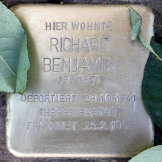 Stolperstein für Richard Benjamin