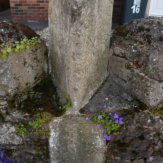 Milestone 7m NW of 16 Church Road