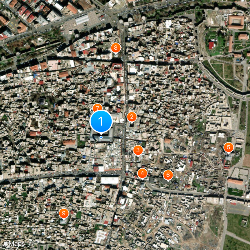 Great Mosque of Diyarbakır Mapa