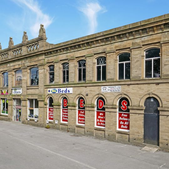 Three storey warehouse at Black Dyke Mills