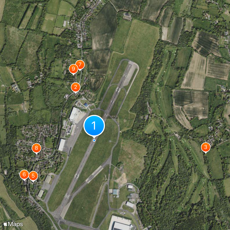 London Biggin Hill Airport Map