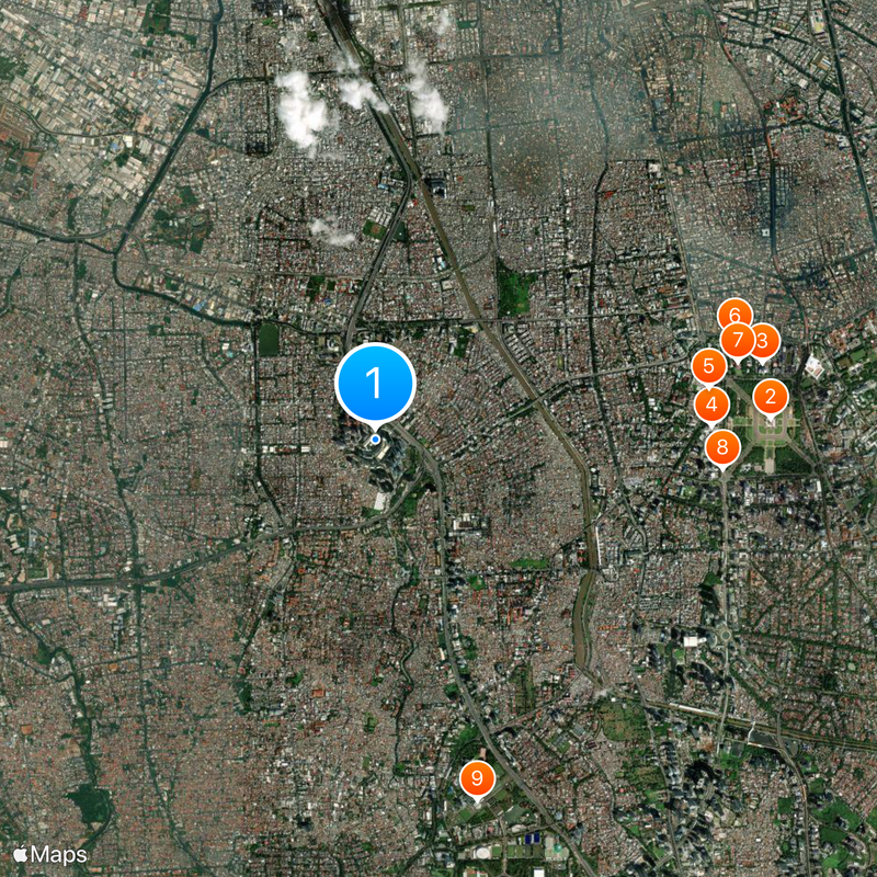 Central Park Jakarta Map