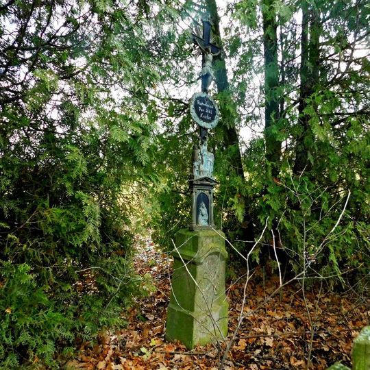 Kříž na západním okraji Dunic