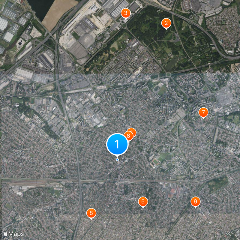 Aulnay-sous-Bois Mapa