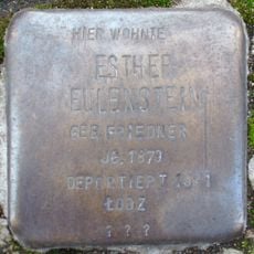 Stolperstein en memoria de Esther Eulenstein