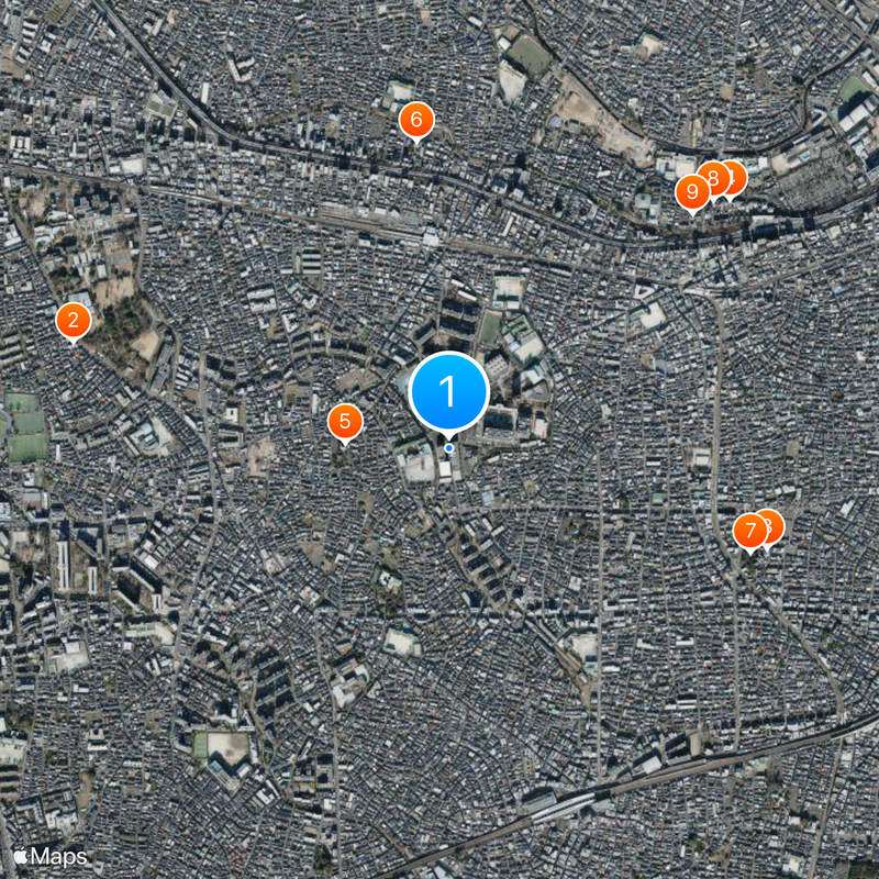 Nihon University Sakuragaoka High School Map
