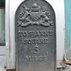 Milepost, Wilmslow Road; Didsbury