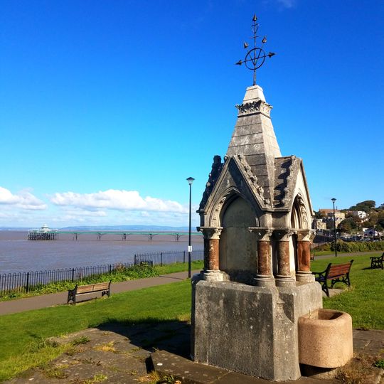 Fountain On Green Beach