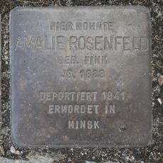Stolperstein dedicated to Amalie Rosenfeld