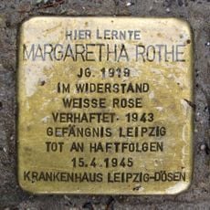 Stolperstein dedicated to Margaretha Rothe