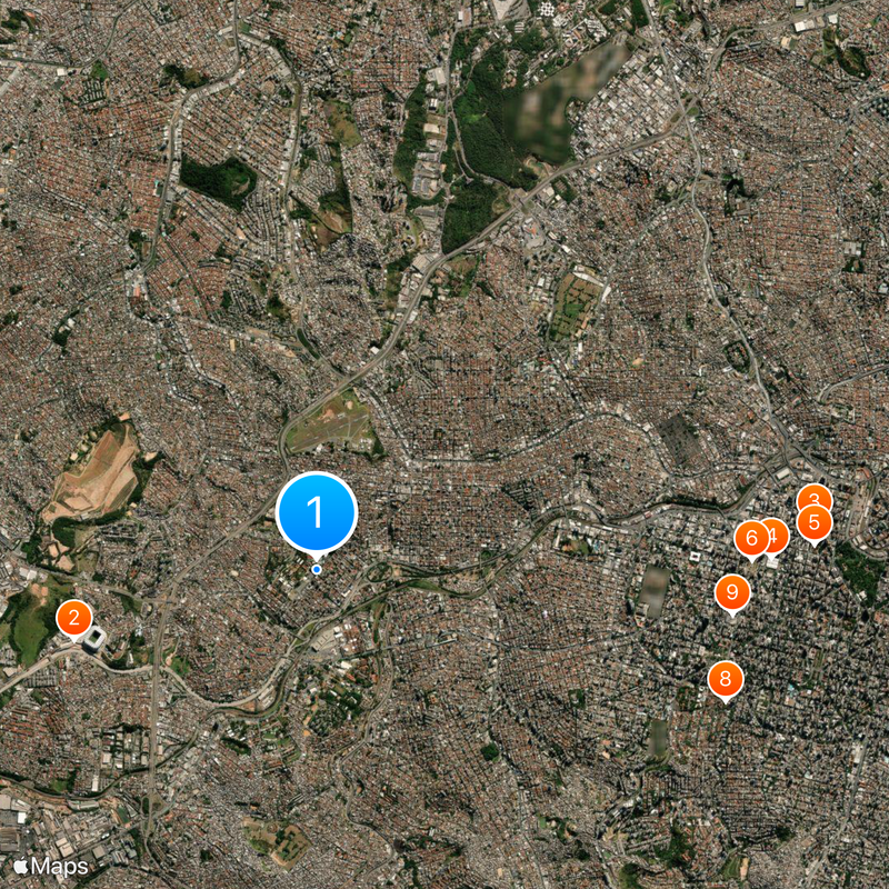 Pontifícia Universidade Católica de Minas Gerais Map