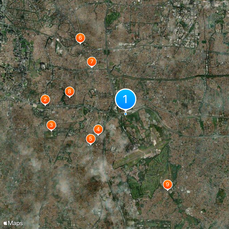 Jakarta–Cikampek Toll Road Map