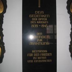 Gedenktafel Zweiter Weltkrieg
