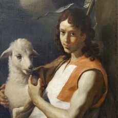 St John the Baptist Wearing the Red Tabard of the Order of St John