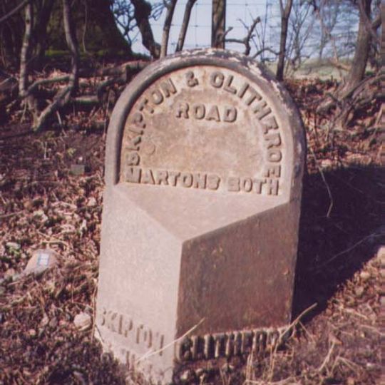 Milestone 100 Metres East Of School House Farmhouse