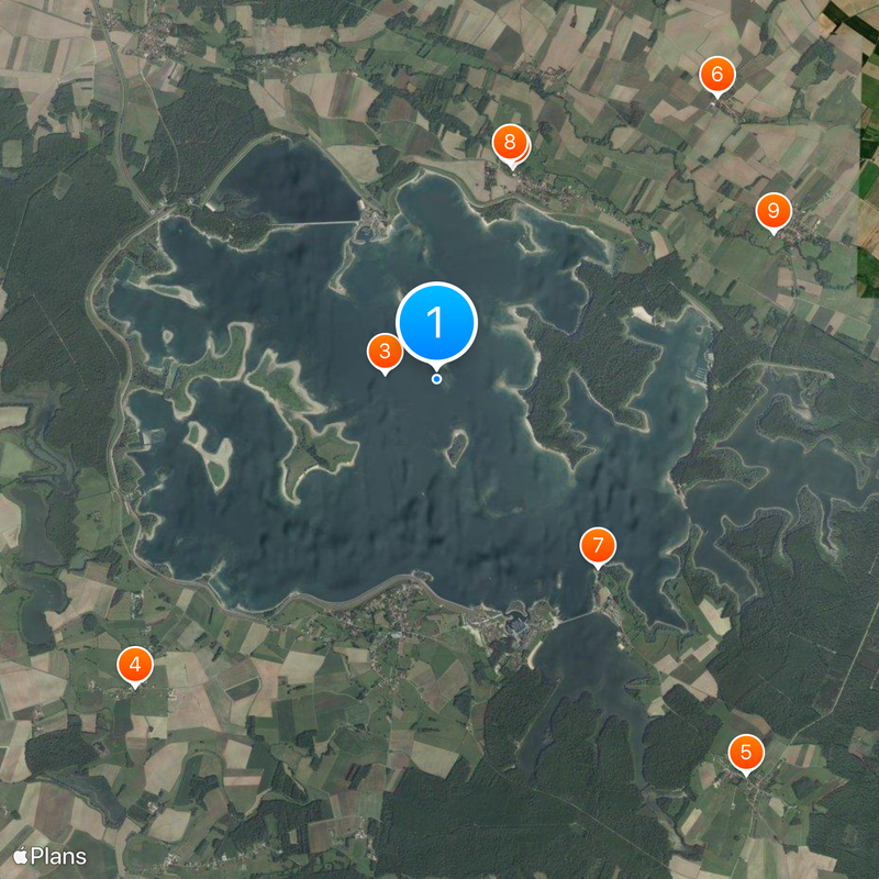 Lake Der-Chantecoq Mapa