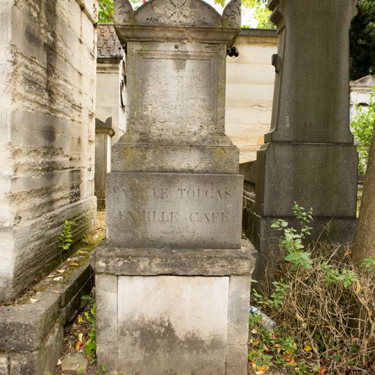 Grave of Toucas-Café