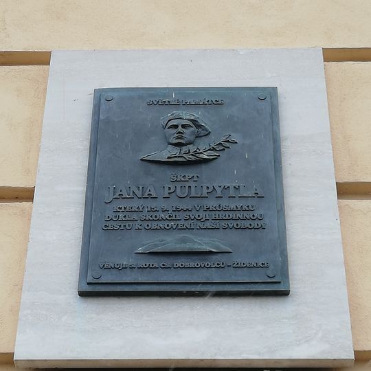 Pamětní deska Jana Pulpytla