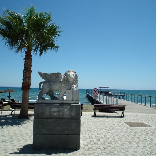 Posąg weneckiego lwa