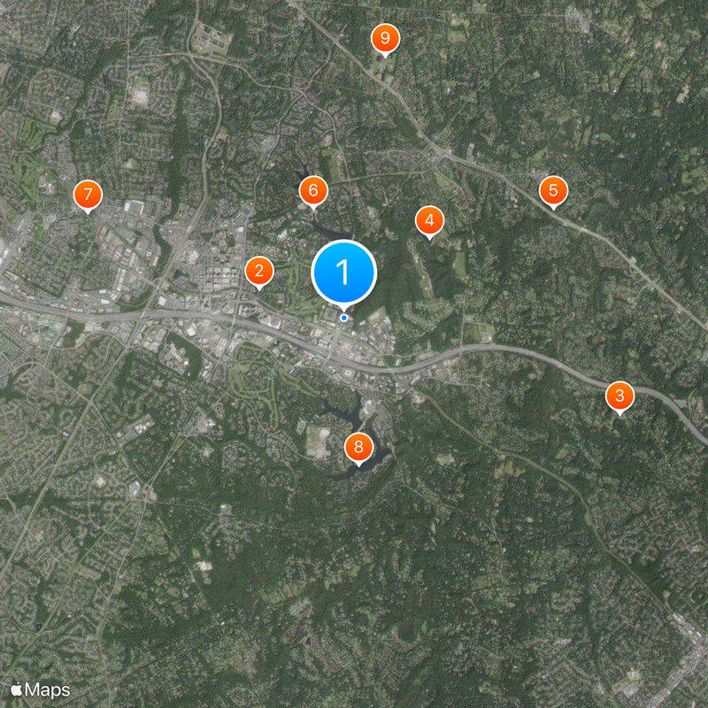 Parabon NanoLabs Map