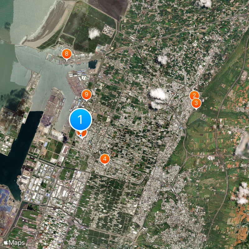 Distretto di Wuqi Mappa