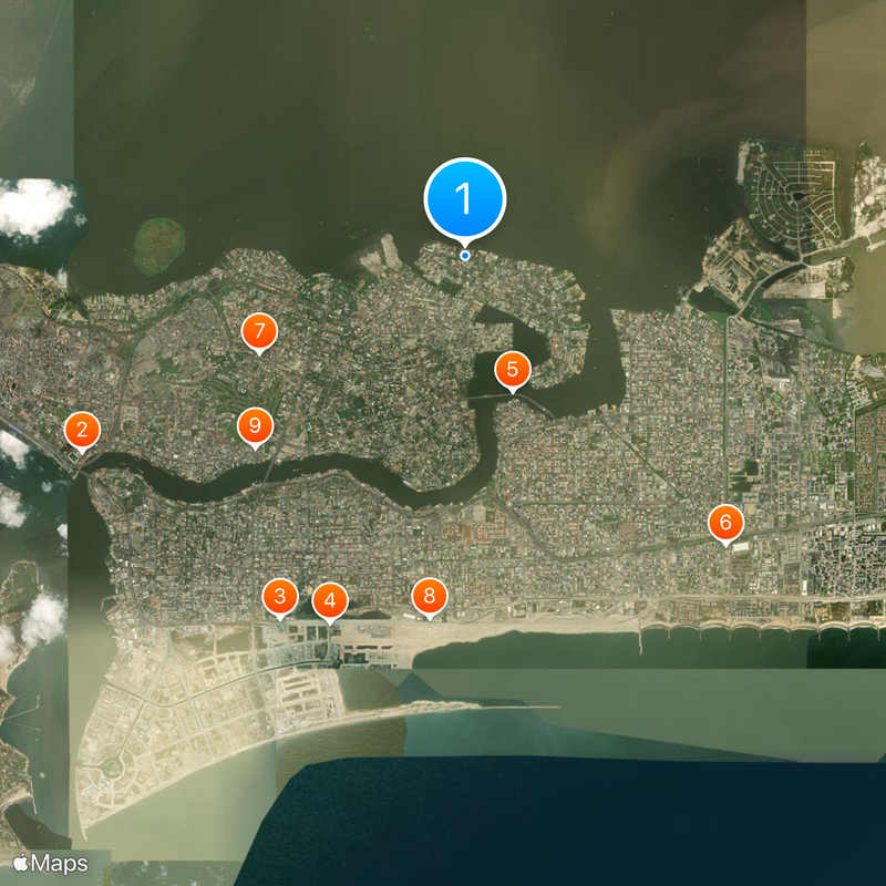 Banana Island Map