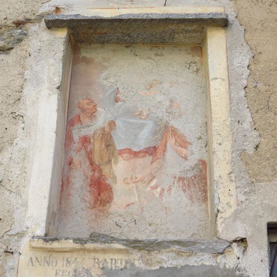 Opera d'arte, chiesa cattolica, murale