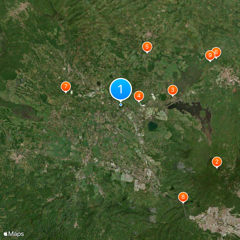 San Andrés, El Salvador Map