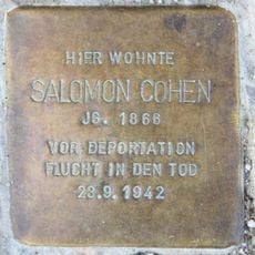 Stolperstein dedicated to Salomon Cohen