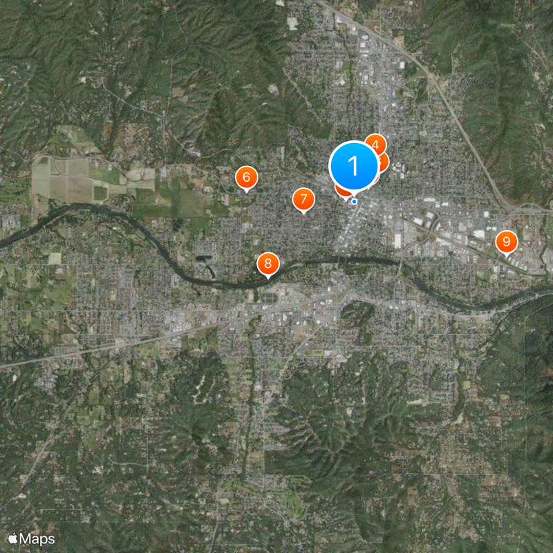 Grants Pass Mappa