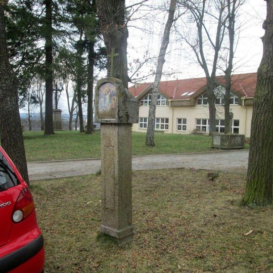 Boží muka na křížové cestě Nalžovské Hory - 12. zastavení