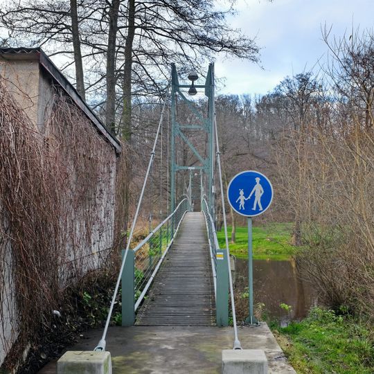 Lávka přes Ohři v Šabině