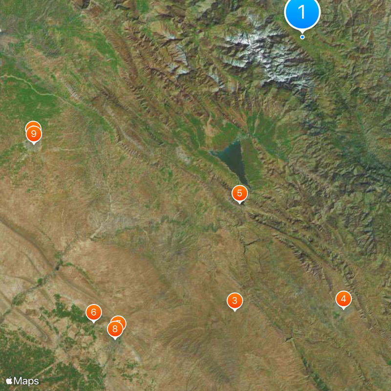 Little Zab Map