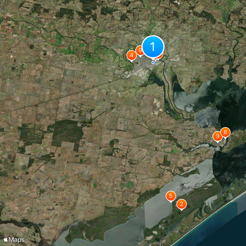 Bairnsdale Map