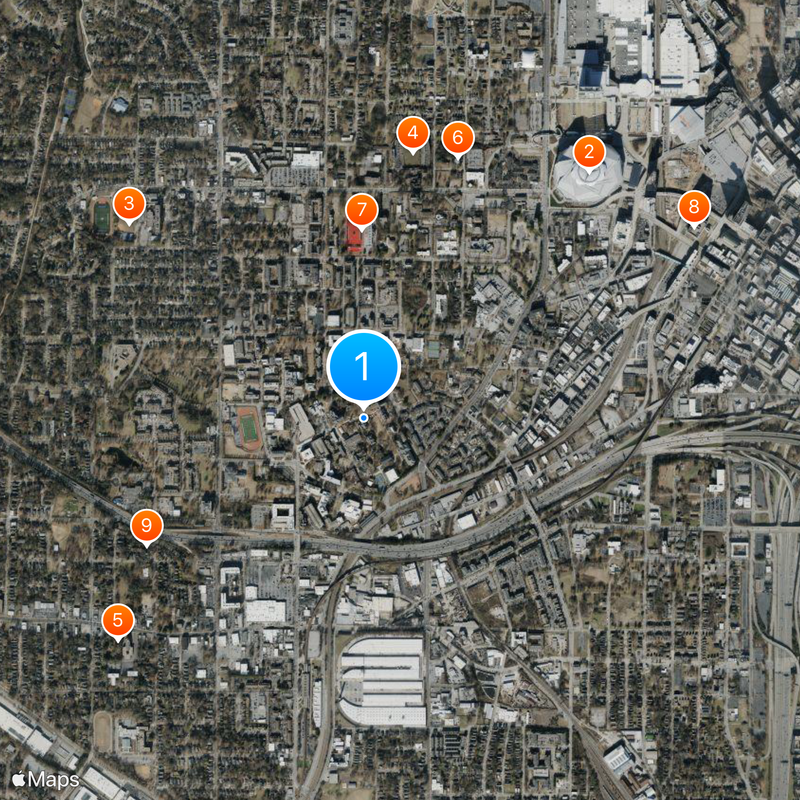 Universidad Comunitaria Spelman Mapa