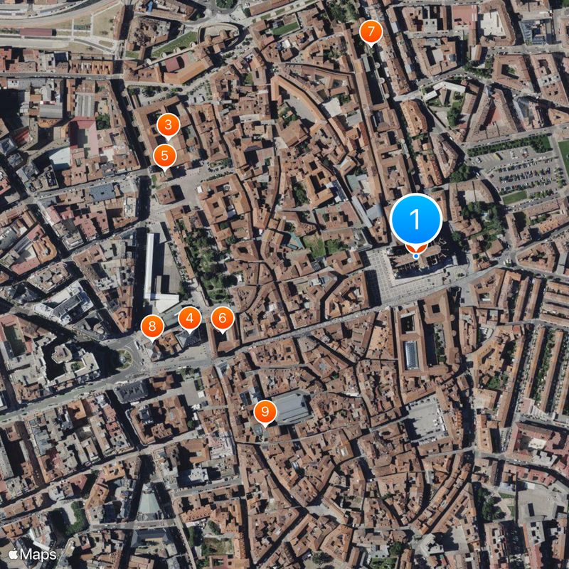 Francuska Droga św. Jakuba Mapa