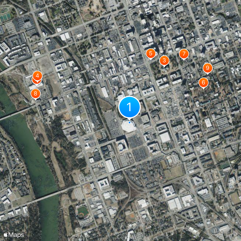 Colonial Life Arena Map