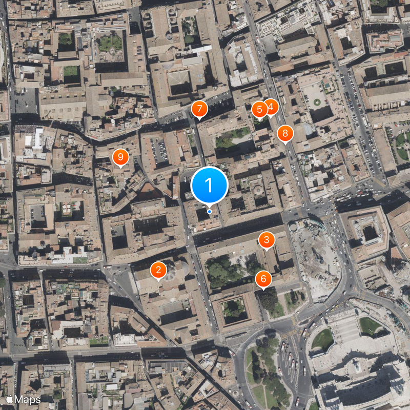 Palazzo Grazioli Map