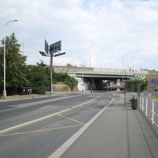 Bridge of Jižní spojka over Sliačská street