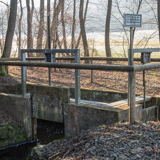 Ausleitbauwerk des Ottosauerbach in den Pilsach-Leitgraben