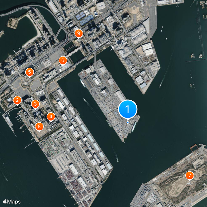 Port of Tokyo Map