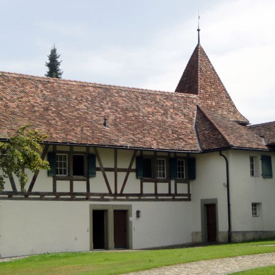Former castle barn and granary