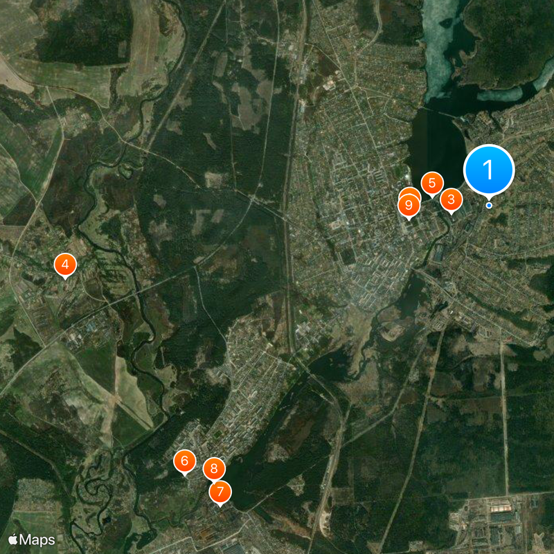 Lyudinovo Map