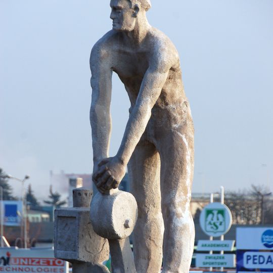 Monument of Railwayman in Szczecin