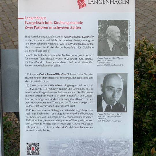 GLIEM Tafel 46 Evangelisch-luth. Kirchengemeinde Zwei Pastoren in schweren Zeiten