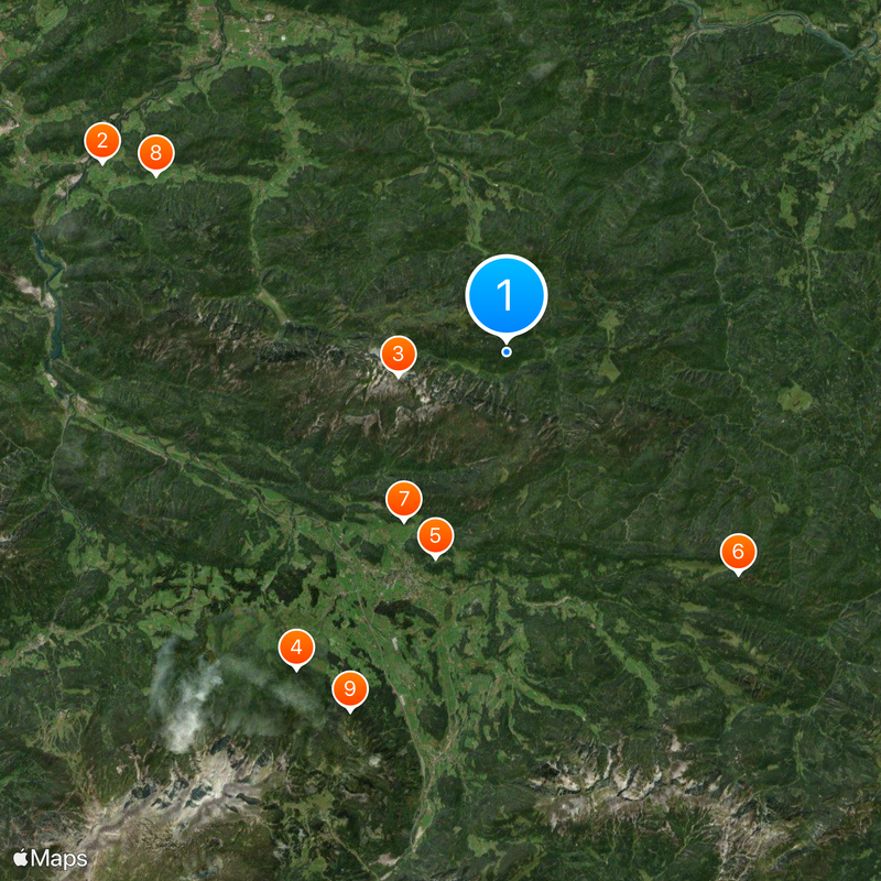 Kalkalpen National Park Map