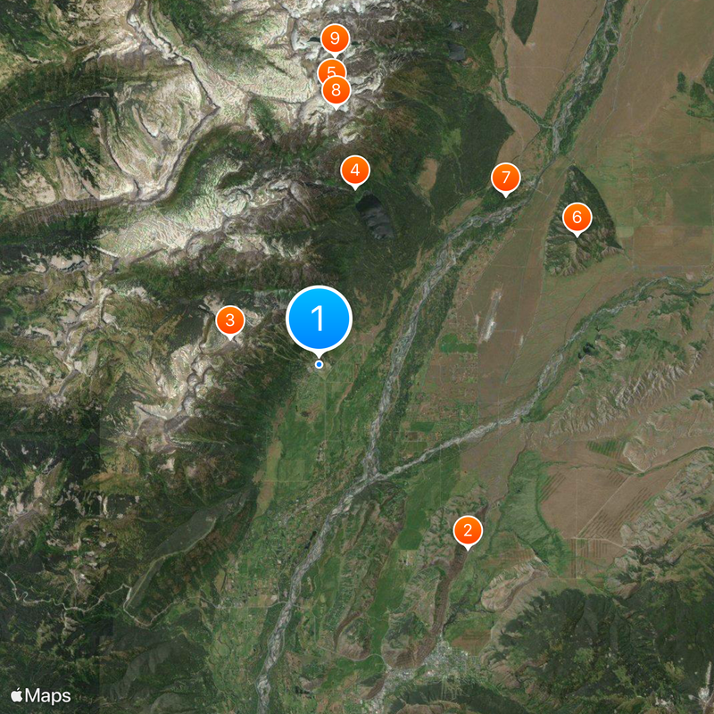 Jackson Hole Mountain Resort Mapa