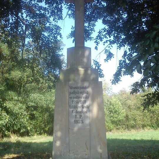 Příhonský kříž jihozápadně od Klobouk u Brna