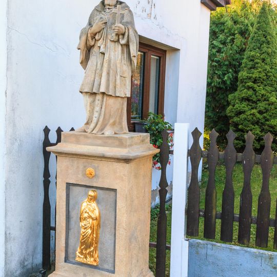 Socha svatého Jana Nepomuckého v Rohovládově Bělé